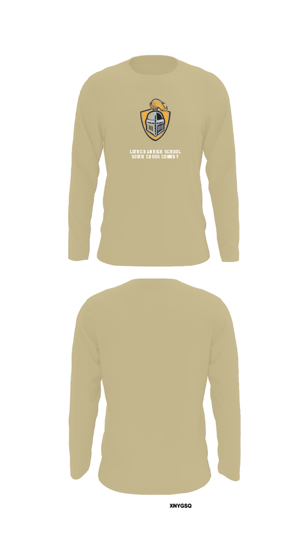 Long Sleeve Performance Shirt, Lutheran High School South Cross Country, Cross Country, Teamtime, Team time, sublimation, custom sports apparel, team uniforms, spirit wear, spiritwear, sports uniforms, custom shirts, team store, custom team store, fundraiser sports, apparel fundraiser