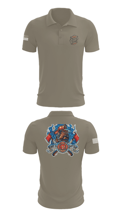 Golden Fire Dept. 85481633 Short Sleeve Performance Polo - 67
