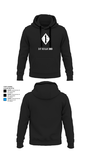 Hoodie, 3/7 Kilo 3rd, Marines, Teamtime, Team time, sublimation, custom sports apparel, team uniforms, spirit wear, spiritwear, sports uniforms, custom shirts, team store, custom team store, fundraiser sports, apparel fundraiser