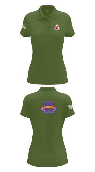 Womens Short Sleeve Performance Polo, 92nd Engineers, , Teamtime, Team time, sublimation, custom sports apparel, team uniforms, spirit wear, spiritwear, sports uniforms, custom shirts, team store, custom team store, fundraiser sports, apparel fundraiser
