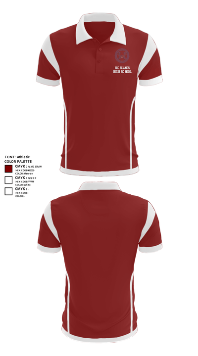 Highlands High School 81353773 Short Sleeve Performance Polo - 43