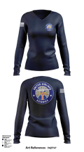 482FW 16916372 Women's Long Sleeve V-neck Shirt - 104
