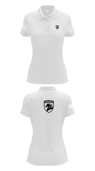 Womens Short Sleeve Performance Polo, DARKHORSE, , Teamtime, Team time, sublimation, custom sports apparel, team uniforms, spirit wear, spiritwear, sports uniforms, custom shirts, team store, custom team store, fundraiser sports, apparel fundraiser