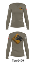 317th support maintenance company 3788646 Women's Long Sleeve V-neck Shirt - 77