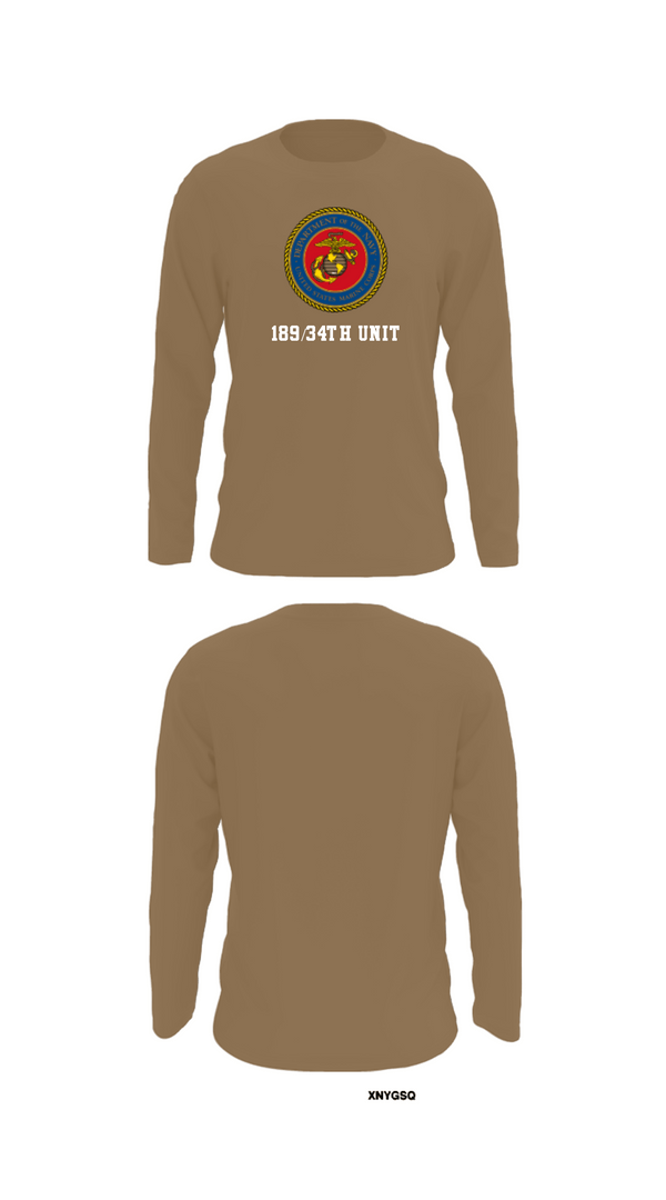 Long Sleeve Performance Shirt, 189/34th unit, Marines, Teamtime, Team time, sublimation, custom sports apparel, team uniforms, spirit wear, spiritwear, sports uniforms, custom shirts, team store, custom team store, fundraiser sports, apparel fundraiser