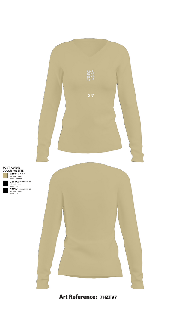 Women's Long Sleeve Vneck Shirt, 3/7, Marines, Teamtime, Team time, sublimation, custom sports apparel, team uniforms, spirit wear, spiritwear, sports uniforms, custom shirts, team store, custom team store, fundraiser sports, apparel fundraiser