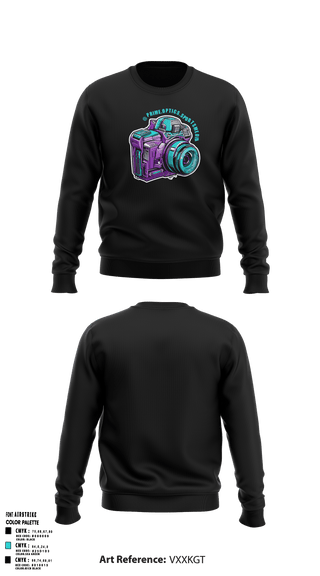 Crew Neck Sweatshirt, Prime Optics Sports Media, , Teamtime, Team time, sublimation, custom sports apparel, team uniforms, spirit wear, spiritwear, sports uniforms, custom shirts, team store, custom team store, fundraiser sports, apparel fundraiser