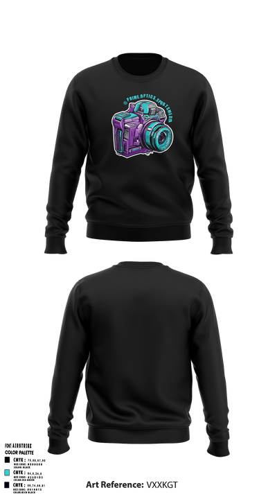 Prime Optics Sports Media 38109885 Crew Neck Sweatshirt - 1
