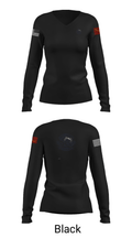 VAQ-131 90962102 Women's Long Sleeve V-neck Shirt - 35