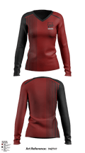 Ignacio High School Volleyball 24618305 Women's Long Sleeve V-neck Shirt - 1