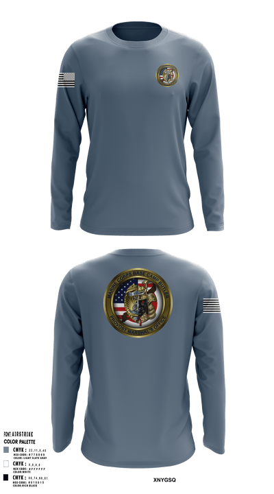 Okinawa Provost Marshals office 46896651 Long Sleeve Performance Shirt - 7