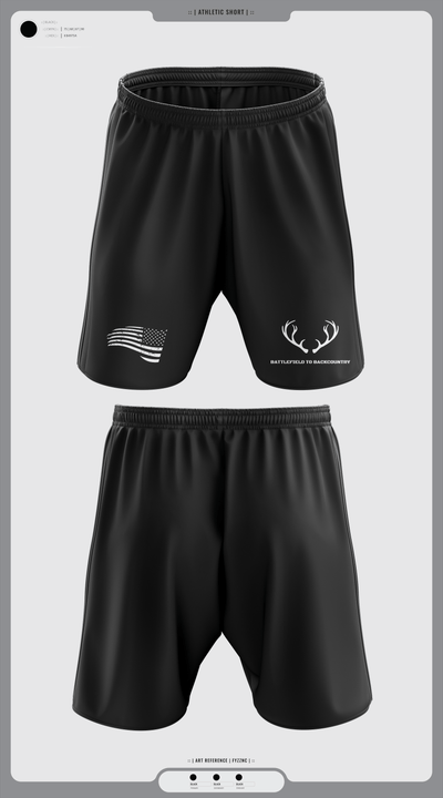 BATTLEFIELD TO BACKCOUNTRY 70891922 Athletic Shorts With Pockets - 1 (1)