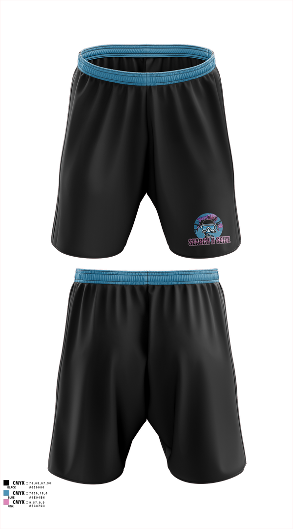 Athletic Shorts With Pockets, SearchNSeize, Swimming, Teamtime, Team time, sublimation, custom sports apparel, team uniforms, spirit wear, spiritwear, sports uniforms, custom shirts, team store, custom team store, fundraiser sports, apparel fundraiser