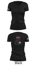 3rd squad 34801732 Women's Short Sleeve V-neck Shirt - 28