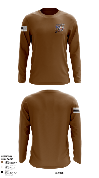 Boots and Badges of the South Plains 8320487 Long Sleeve Performance Shirt - 10