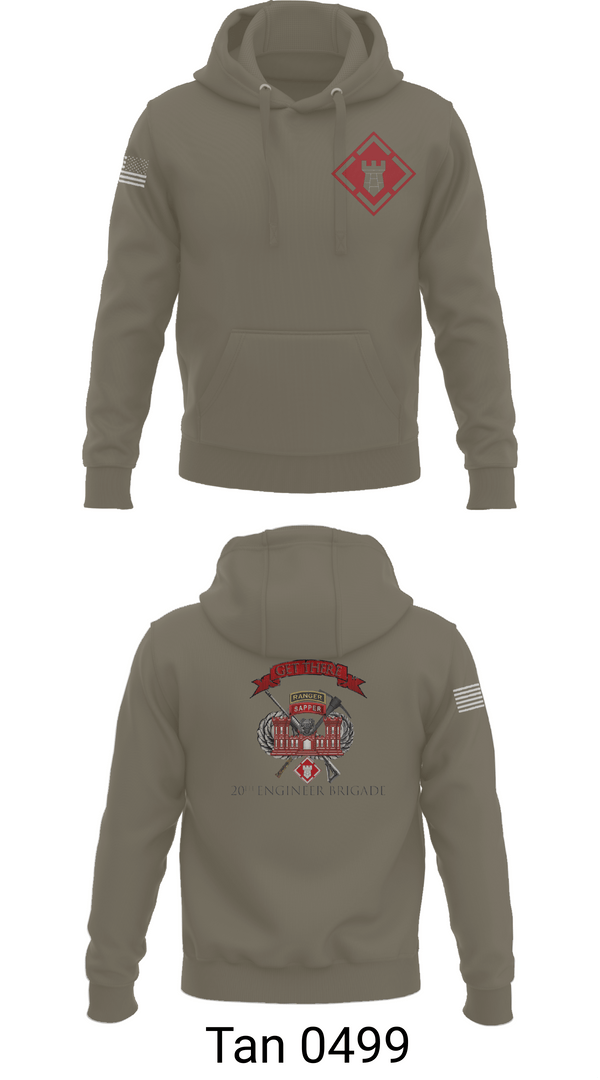 Hoodie, 264 EN CO, Army, Teamtime, Team time, sublimation, custom sports apparel, team uniforms, spirit wear, spiritwear, sports uniforms, custom shirts, team store, custom team store, fundraiser sports, apparel fundraiser