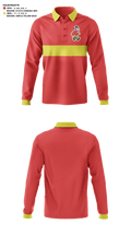Fairbury Senior High School Golf 88649779 Long Sleeve Performance Polo - 41