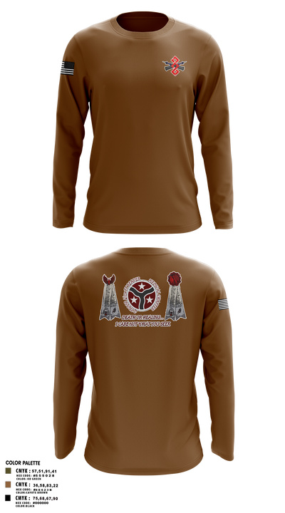 q trp 4/278th 42866312 Long Sleeve Performance Shirt - 2