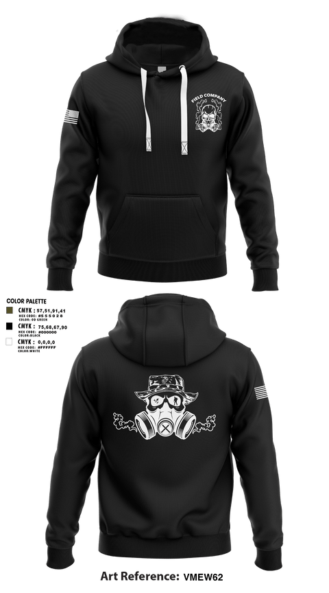 Hoodie, Field Company, Marines, Teamtime, Team time, sublimation, custom sports apparel, team uniforms, spirit wear, spiritwear, sports uniforms, custom shirts, team store, custom team store, fundraiser sports, apparel fundraiser