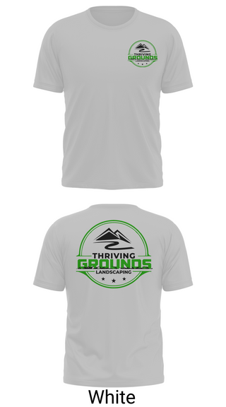 Old School Cotton Feel Shirt, Thriving Grounds Landscaping, , Teamtime, Team time, sublimation, custom sports apparel, team uniforms, spirit wear, spiritwear, sports uniforms, custom shirts, team store, custom team store, fundraiser sports, apparel fundraiser