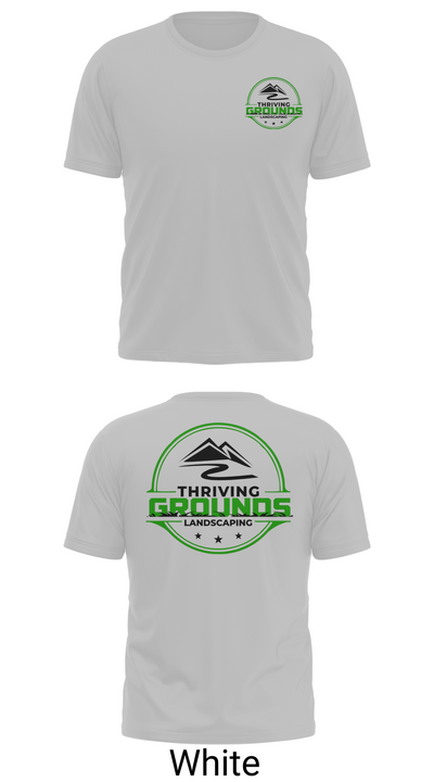 Thriving Grounds Landscaping 97741926 Old School Cotton Feel Shirt - 10