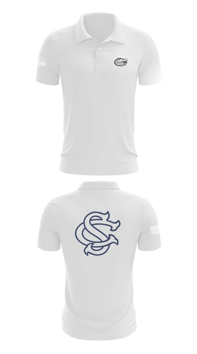 Spring Creek High School Basketball 45989238 Short Sleeve Performance Polo - 9