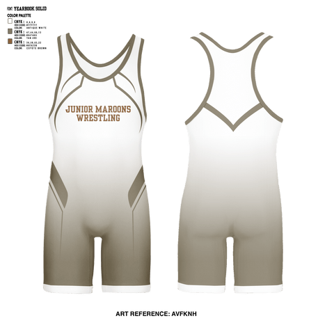 Wrestling Singlet, Junior maroons, Wrestling, Teamtime, Team time, sublimation, custom sports apparel, team uniforms, spirit wear, spiritwear, sports uniforms, custom shirts, team store, custom team store, fundraiser sports, apparel fundraiser