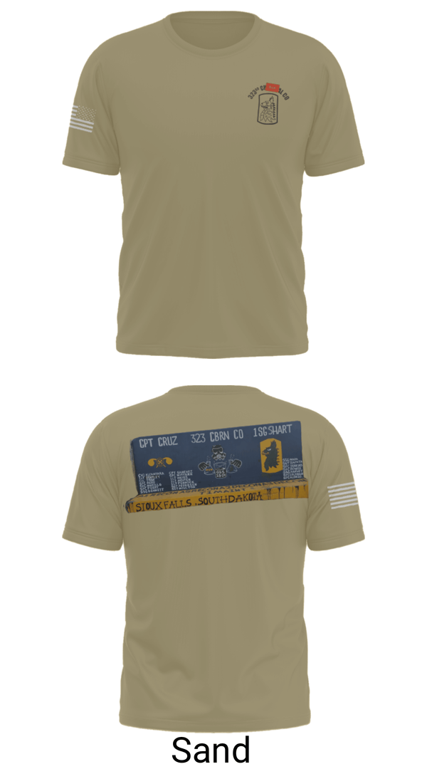 Old School Cotton Feel Shirt, 323 chem maint, Army, Teamtime, Team time, sublimation, custom sports apparel, team uniforms, spirit wear, spiritwear, sports uniforms, custom shirts, team store, custom team store, fundraiser sports, apparel fundraiser