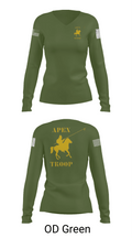 Alpha Troop, 1-221 CAV 34469039 Women's Long Sleeve V-neck Shirt - 54