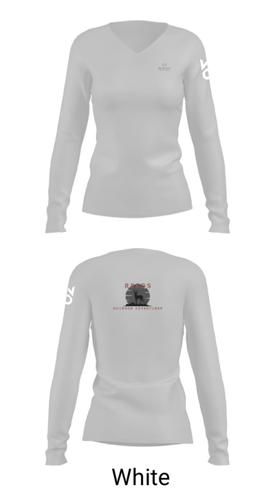 Reeds Outdoor Adventures 770238 Women's Long Sleeve V-neck Shirt - 6