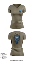 Death Knights 11109315 Women's Short Sleeve V-neck Shirt - 3