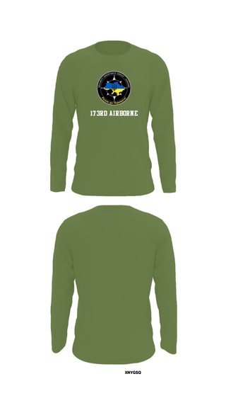 Long Sleeve Performance Shirt, 173rd Airborne, Army, Teamtime, Team time, sublimation, custom sports apparel, team uniforms, spirit wear, spiritwear, sports uniforms, custom shirts, team store, custom team store, fundraiser sports, apparel fundraiser
