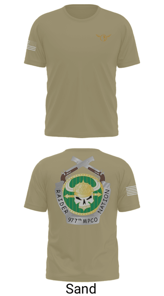 Old School Cotton Feel Shirt, 977 MP CO, Army, Teamtime, Team time, sublimation, custom sports apparel, team uniforms, spirit wear, spiritwear, sports uniforms, custom shirts, team store, custom team store, fundraiser sports, apparel fundraiser