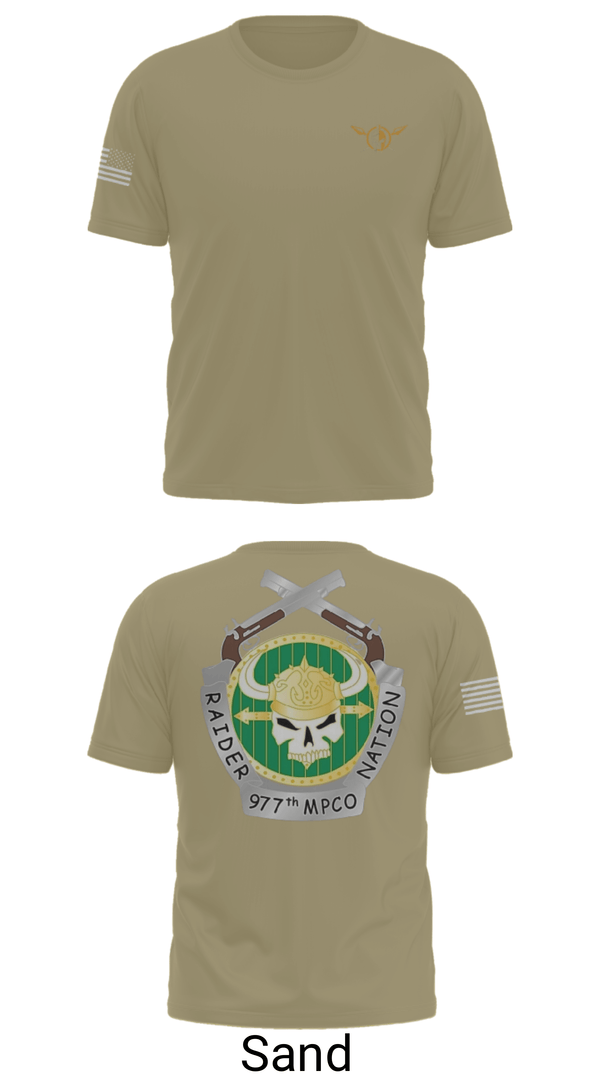 Old School Cotton Feel Shirt, 977 MP CO, Army, Teamtime, Team time, sublimation, custom sports apparel, team uniforms, spirit wear, spiritwear, sports uniforms, custom shirts, team store, custom team store, fundraiser sports, apparel fundraiser