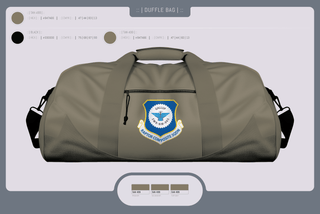 Duffle Bag, Gallup Raptor Composite Squadron, Air Force, Teamtime, Team time, sublimation, custom sports apparel, team uniforms, spirit wear, spiritwear, sports uniforms, custom shirts, team store, custom team store, fundraiser sports, apparel fundraiser