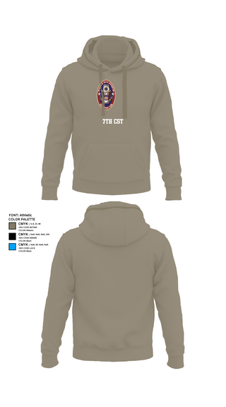 Hoodie, 7th CST, Army, Teamtime, Team time, sublimation, custom sports apparel, team uniforms, spirit wear, spiritwear, sports uniforms, custom shirts, team store, custom team store, fundraiser sports, apparel fundraiser