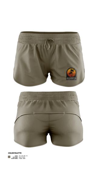 Womens Shorts, Acosta Construction Services, , Teamtime, Team time, sublimation, custom sports apparel, team uniforms, spirit wear, spiritwear, sports uniforms, custom shirts, team store, custom team store, fundraiser sports, apparel fundraiser