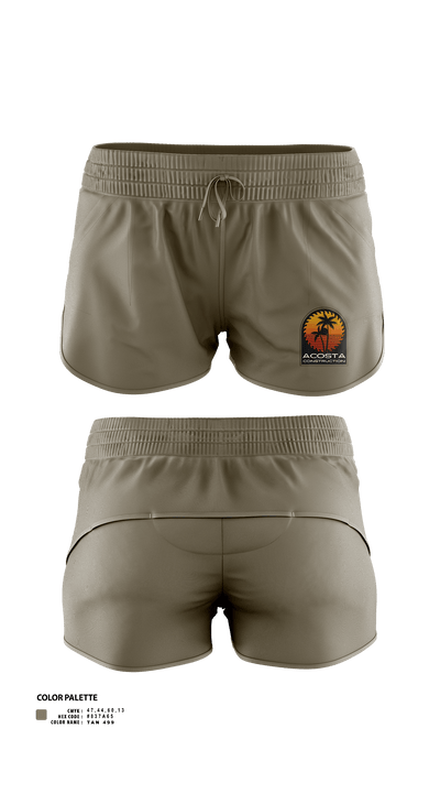 Acosta Construction Services 3316736 Women's Shorts - 1
