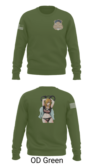Crew Neck Sweatshirt, US. Pentagon Force Protection Agency CounterintelligenceMARDET Fort Leonard Wood (FLW) DoD Interservice Non-Lethal Individual Weapons Instructor's Course Fort Leonard Wood Basic Military Police School House, Police, Teamtime, Team time, sublimation, custom sports apparel, team uniforms, spirit wear, spiritwear, sports uniforms, custom shirts, team store, custom team store, fundraiser sports, apparel fundraiser