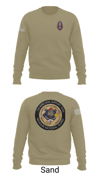 Crew Neck Sweatshirt, 7th CST, Army, Teamtime, Team time, sublimation, custom sports apparel, team uniforms, spirit wear, spiritwear, sports uniforms, custom shirts, team store, custom team store, fundraiser sports, apparel fundraiser
