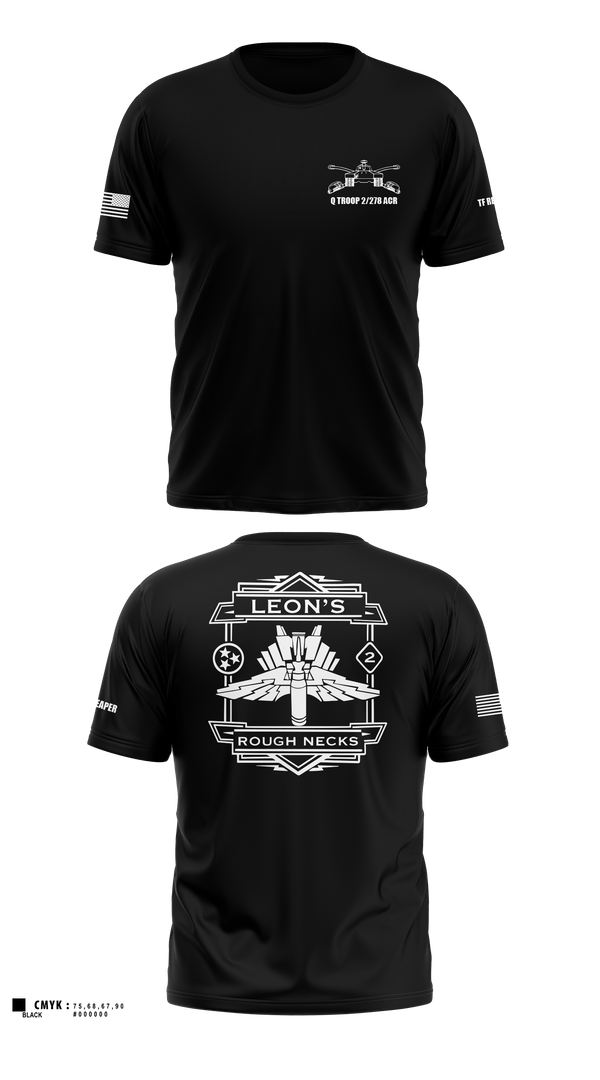Short Sleeve Performance Shirt, Q TROOP 2/278 ACR, National Guard, Teamtime, Team time, sublimation, custom sports apparel, team uniforms, spirit wear, spiritwear, sports uniforms, custom shirts, team store, custom team store, fundraiser sports, apparel fundraiser