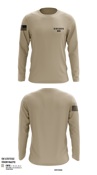Long Sleeve Performance Shirt, G Co 334th BSB, National Guard, Teamtime, Team time, sublimation, custom sports apparel, team uniforms, spirit wear, spiritwear, sports uniforms, custom shirts, team store, custom team store, fundraiser sports, apparel fundraiser
