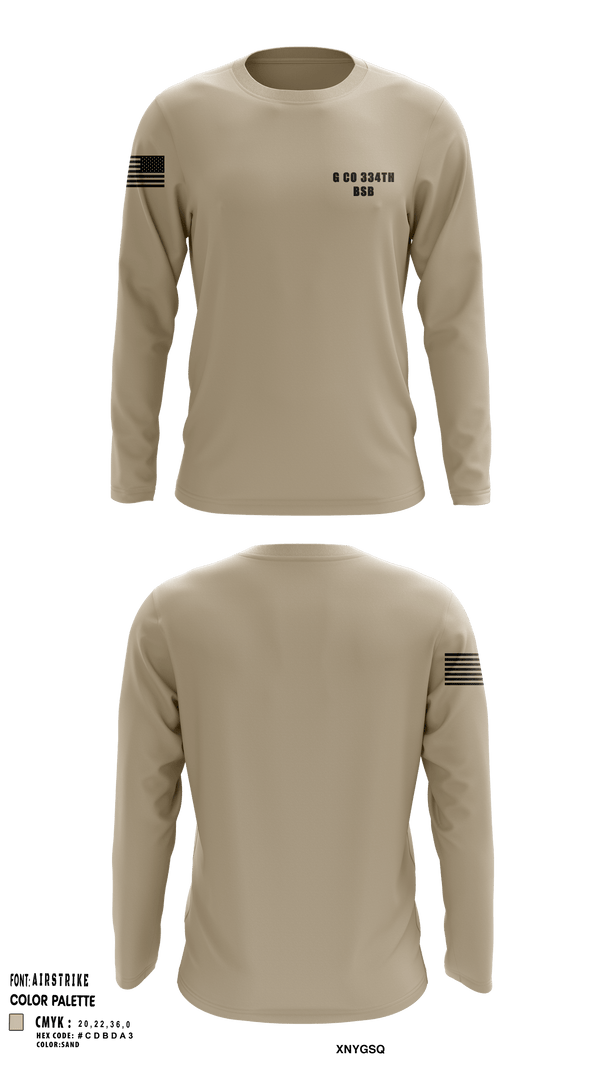 Long Sleeve Performance Shirt, G Co 334th BSB, National Guard, Teamtime, Team time, sublimation, custom sports apparel, team uniforms, spirit wear, spiritwear, sports uniforms, custom shirts, team store, custom team store, fundraiser sports, apparel fundraiser