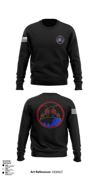 Crew Neck Sweatshirt, Detachment 1, 24th MDSB, , Teamtime, Team time, sublimation, custom sports apparel, team uniforms, spirit wear, spiritwear, sports uniforms, custom shirts, team store, custom team store, fundraiser sports, apparel fundraiser