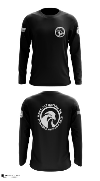 Long Sleeve Performance Shirt, Diesel, 3-71CAV, Army, Teamtime, Team time, sublimation, custom sports apparel, team uniforms, spirit wear, spiritwear, sports uniforms, custom shirts, team store, custom team store, fundraiser sports, apparel fundraiser