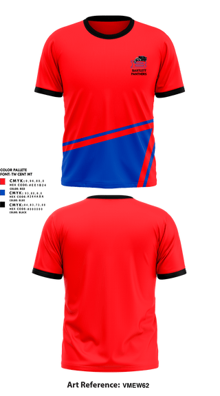 Short Sleeve Performance Shirt, Bartlett Panthers, Track & Field, Teamtime, Team time, sublimation, custom sports apparel, team uniforms, spirit wear, spiritwear, sports uniforms, custom shirts, team store, custom team store, fundraiser sports, apparel fundraiser