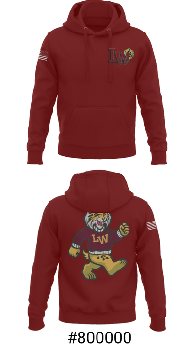 Lowpoint-Washburn Junior High School Softball 9151632 Hoodie - 17