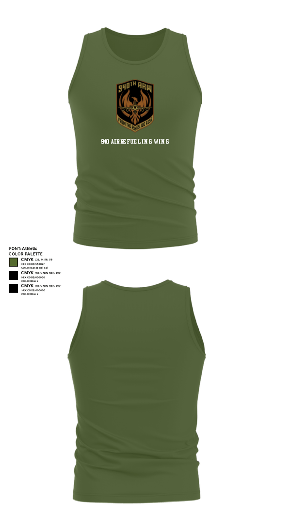 Tank Top, 940 Air Refueling Wing, , Teamtime, Team time, sublimation, custom sports apparel, team uniforms, spirit wear, spiritwear, sports uniforms, custom shirts, team store, custom team store, fundraiser sports, apparel fundraiser