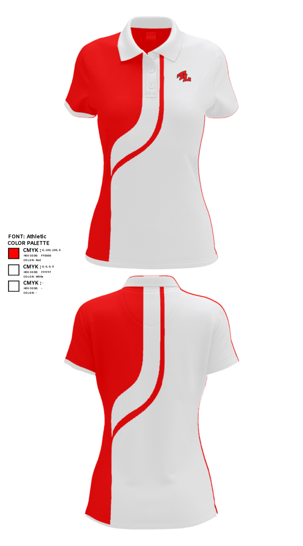 Women's Short Sleeve Performance Polo, Twin Lakes High School Baseball, Baseball, Teamtime, Team time, sublimation, custom sports apparel, team uniforms, spirit wear, spiritwear, sports uniforms, custom shirts, team store, custom team store, fundraiser sports, apparel fundraiser