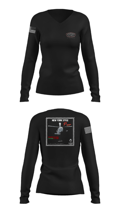 A Co.2-10 AHB 24005115 Women's Long Sleeve V-neck Shirt - 29
